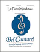 Le Pont Mirabeau SSA choral sheet music cover